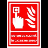 Semn de buton pentru alarma in caz de incendiu